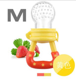 Silicone Baby Pacifier Feeder Cartoon Animal Infant Nipple Holder Newborn Fruit pacifier Tetine Silicona Chupetero nipple bit