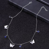 Small Animal Butterfly Stars Chain Necklaces for Women Hot Sale Gold Silver Color Clavicle Chain Necklaces Jewelry Accessories