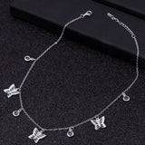 Small Animal Butterfly Stars Chain Necklaces for Women Hot Sale Gold Silver Color Clavicle Chain Necklaces Jewelry Accessories