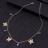 Small Animal Butterfly Stars Chain Necklaces for Women Hot Sale Gold Silver Color Clavicle Chain Necklaces Jewelry Accessories