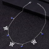 Small Animal Butterfly Stars Chain Necklaces for Women Hot Sale Gold Silver Color Clavicle Chain Necklaces Jewelry Accessories