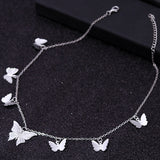Small Animal Butterfly Stars Chain Necklaces for Women Hot Sale Gold Silver Color Clavicle Chain Necklaces Jewelry Accessories