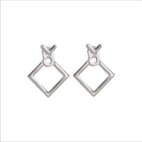 Hot Trendy Cute Nickel Free Earrings Fashion Jewelry  Earrings Square Stud Earrings For Women Brincos Statement Earrings