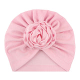 New Flower Baby Hat for Girls Princess Velvet Baby Beanie Elastic Toddler Baby Turban Hats Infant Girl Cap 20 Colors