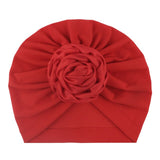 New Flower Baby Hat for Girls Princess Velvet Baby Beanie Elastic Toddler Baby Turban Hats Infant Girl Cap 20 Colors