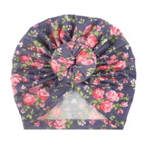 New Flower Baby Hat for Girls Princess Velvet Baby Beanie Elastic Toddler Baby Turban Hats Infant Girl Cap 20 Colors