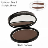 Natural Arched Eyebrow Stamp Quick Makeup Brow Stamps Powder Pallette 9 Options Eyebrow Powder Seal Best Selling Dropshipping