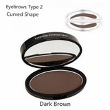 Natural Arched Eyebrow Stamp Quick Makeup Brow Stamps Powder Pallette 9 Options Eyebrow Powder Seal Best Selling Dropshipping
