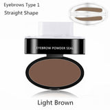 Natural Arched Eyebrow Stamp Quick Makeup Brow Stamps Powder Pallette 9 Options Eyebrow Powder Seal Best Selling Dropshipping