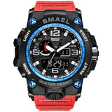 Men Military Watch 50m Waterproof Wristwatch LED Quartz Clock Sport Watch Male relogios masculino 1545 Sport Watch Men S Shock