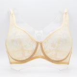 Plus Size Sexy Lace Bras For Women Underwired BH Hollow Out Bra Bralette Womens Underwear Delicate Embroidery Lingerie Brassiere