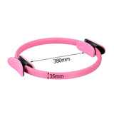 Yoga Circle Dual Grip Yoga Pilates Ring Body Building Training Circle Fitness Circle Gym Workout Pilates Lose Weight Equipment