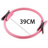 Yoga Circle Dual Grip Yoga Pilates Ring Body Building Training Circle Fitness Circle Gym Workout Pilates Lose Weight Equipment