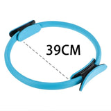 Yoga Circle Dual Grip Yoga Pilates Ring Body Building Training Circle Fitness Circle Gym Workout Pilates Lose Weight Equipment