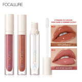 FOCALLURE PLUMPMAX Nourise Lip Glow High Shine&Shimmer Glossy Lips Makeup Non Sticky Plumping Lip Gloss
