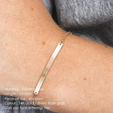 eManco Not Darken 316L Stainless Steel Bracelets for women Adjustable Chain Charm Bracelets women Minimalist Bracelet Jewellery