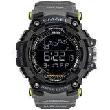 SMAEL Mens Watch Military Waterproof Sport Wrist Watch Digital Stopwatches For Men 1802 Military Watches Male Relogio Masculino