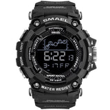 SMAEL Mens Watch Military Waterproof Sport Wrist Watch Digital Stopwatches For Men 1802 Military Watches Male Relogio Masculino