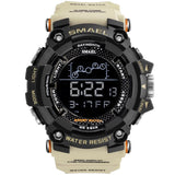 SMAEL Mens Watch Military Waterproof Sport Wrist Watch Digital Stopwatches For Men 1802 Military Watches Male Relogio Masculino
