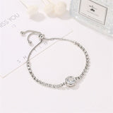 Hot Luxury Rose Gold Stainless Steel Bracelets Bangles Female Heart Wedding Love Brand Charm Bracelet for Women Famous Jewelry