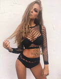 HOT Sexy Fishnet Babydoll Cosplay Nightgown crochet plus size lingerie dress bodysuit Corsets products Sleepwear+Hot pants W133