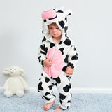 Baby Rompers Winter Kigurumi Lion Costume For Girls Boys Toddler Animal Jumpsuit Infant Clothes Pyjamas Kids Overalls ropa bebes
