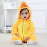 Baby Rompers Winter Kigurumi Lion Costume For Girls Boys Toddler Animal Jumpsuit Infant Clothes Pyjamas Kids Overalls ropa bebes