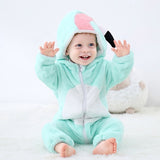 Baby Rompers Winter Kigurumi Lion Costume For Girls Boys Toddler Animal Jumpsuit Infant Clothes Pyjamas Kids Overalls ropa bebes