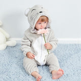 Baby Rompers Winter Kigurumi Lion Costume For Girls Boys Toddler Animal Jumpsuit Infant Clothes Pyjamas Kids Overalls ropa bebes