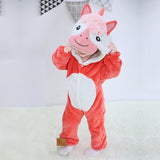 Baby Rompers Winter Kigurumi Lion Costume For Girls Boys Toddler Animal Jumpsuit Infant Clothes Pyjamas Kids Overalls ropa bebes