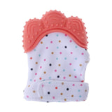 Baby Teether Gloves Squeaky Grind Teeth Oral Care Teething Pain Relief Newborn Bite Chew Sound Toys Adjustable Dec17