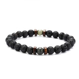Men Bracelet Natural Moonstone Bead Tibetan Buddha Bracelet chakra Lava Stone Diffuser Bracelets Men Jewelry gift Drop Shipping