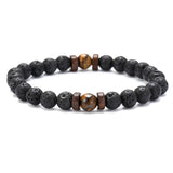 Men Bracelet Natural Moonstone Bead Tibetan Buddha Bracelet chakra Lava Stone Diffuser Bracelets Men Jewelry gift Drop Shipping