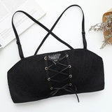 Sexy Women Underwear Lingerie Strapless Bra for Wedding Dress Push Up Lace Invisible Bra Backless Brassiere BH