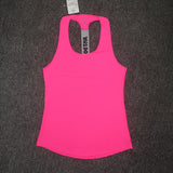 Women Sport tank Tops For Gym Vest Top Fitness Sleeveless T Shirt Sports Wear Yoga tank top Clothes Gym Vest Running workout