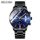 Men's Watch Luxury Brand BELUSHI High-end Man Business Casual Watches Mens Waterproof Sports Quartz Wristwatch relogio masculino
