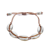 IPARAM Bohemia Vintage Shell Rope Chain Bracelet Women Beach Sea Shell Bracelet Anklet Jewelry Party Gift Wholesale