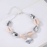 IPARAM Bohemia Vintage Shell Rope Chain Bracelet Women Beach Sea Shell Bracelet Anklet Jewelry Party Gift Wholesale
