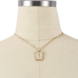 MAA-OE Bohemia Portrait Alloy Gold Coin Pendant Necklaces For Women Vintage Rose Fashion Long Necklace 2019 Jewelry Gifts