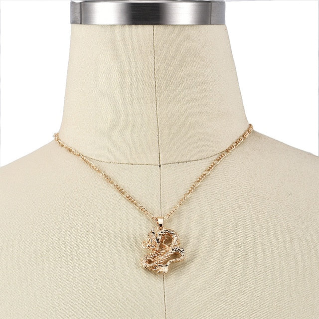 MAA-OE Bohemia Portrait Alloy Gold Coin Pendant Necklaces For Women Vintage Rose Fashion Long Necklace 2019 Jewelry Gifts