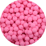 LOFCA 15mm 20pcs/lot Silicone Loose Beads Safe Teether Round Baby Teething Beads DIY Chewable Colorful Teething For Infant