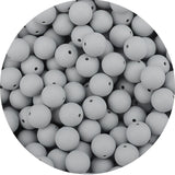 LOFCA 15mm 20pcs/lot Silicone Loose Beads Safe Teether Round Baby Teething Beads DIY Chewable Colorful Teething For Infant