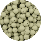 LOFCA 15mm 20pcs/lot Silicone Loose Beads Safe Teether Round Baby Teething Beads DIY Chewable Colorful Teething For Infant