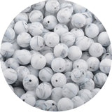 LOFCA 15mm 20pcs/lot Silicone Loose Beads Safe Teether Round Baby Teething Beads DIY Chewable Colorful Teething For Infant