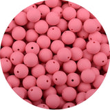 LOFCA 15mm 20pcs/lot Silicone Loose Beads Safe Teether Round Baby Teething Beads DIY Chewable Colorful Teething For Infant