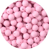 LOFCA 15mm 20pcs/lot Silicone Loose Beads Safe Teether Round Baby Teething Beads DIY Chewable Colorful Teething For Infant