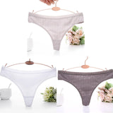 3PCS/Set Embossed Thong Cotton Panties for Women Underwear Sexy Lingerie Female Underpants 3D Striped Cotton G-string Panties