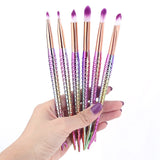Makeup Brushes Kit Natural Tool Mermai Pencil Cosmetics Foundation Artist Mermaid Highlighter Face Set Of Bronzer Eyeshadow Lip