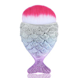 Makeup Brushes Kit Natural Tool Mermai Pencil Cosmetics Foundation Artist Mermaid Highlighter Face Set Of Bronzer Eyeshadow Lip