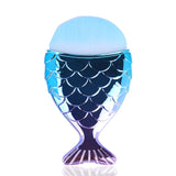 Make Up Brushes Cosmetic Professional Tail Mermaid Holder Shape Makeup Brush Foundation Cosmetic Fish Tools Kit Powder Face